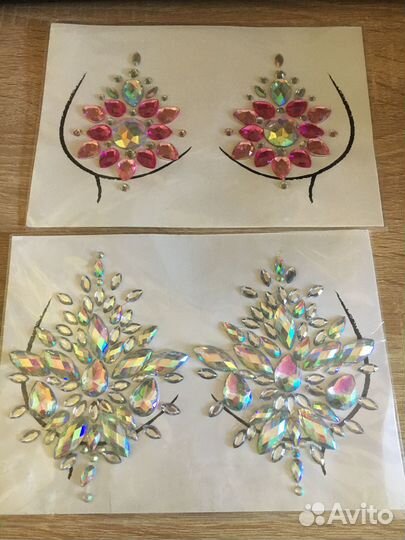 Наклейки на грудь стикеры на грудь