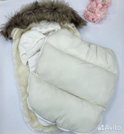 Зимний конверт в коляску