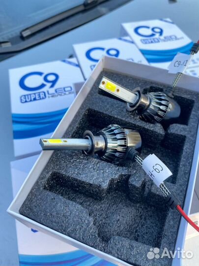Светодиодные лампы C9 H1 H4 H7
