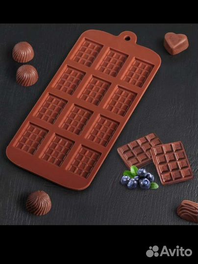 Форма для шоколада «Плитка», 2111 см, 12 ячеек, 2