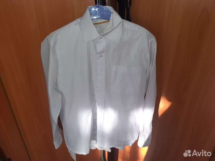 Белая рубашка р.158