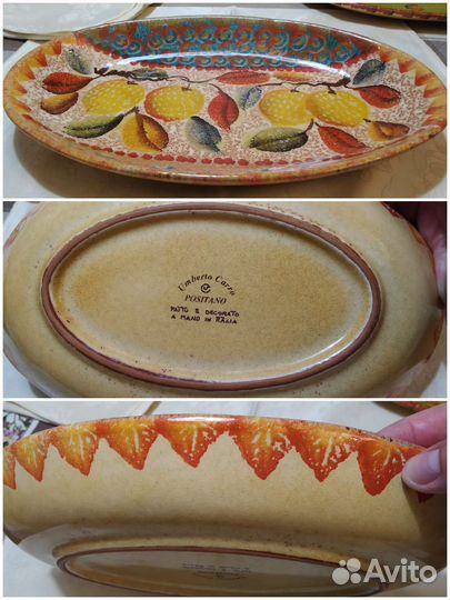 Блюдо. керамика. Positano / Италия