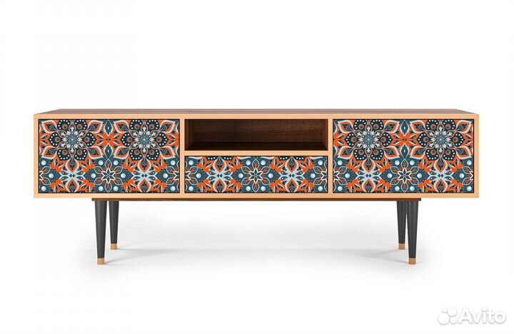 Тв-тумба T6 - Орех - Fire Beetle