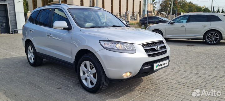 Hyundai Santa Fe 2.2 AT, 2008, 210 000 км