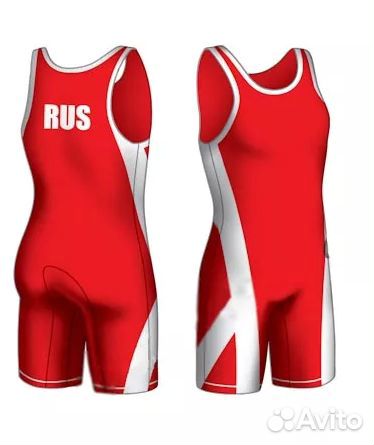 Трико борцовское Рэй-Спорт Мастер (красный, 38)