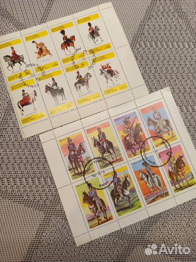 Марки иностранные разной тематики