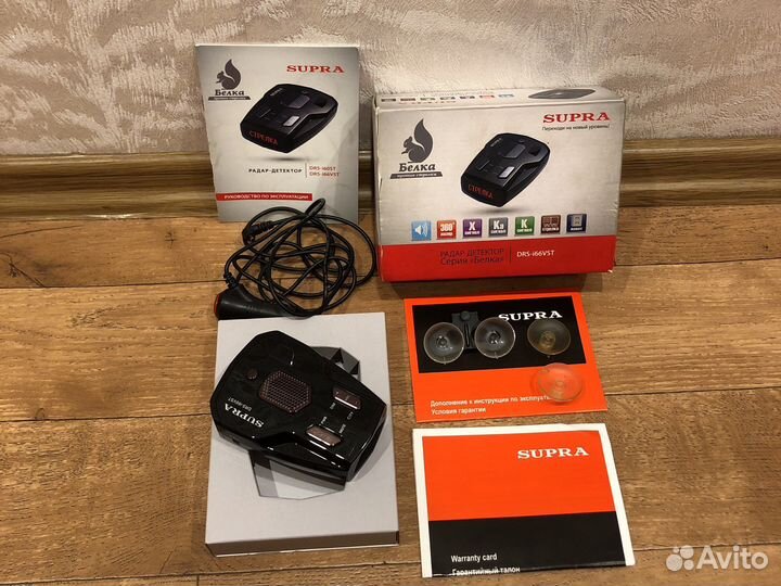 Радар детектор supra DRS-i66VST