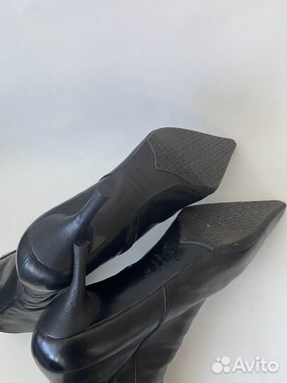 Остроносые сапоги Le Silla Италия натуральная кожа