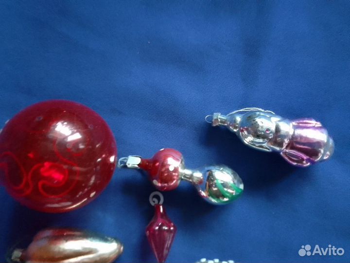 Раритет из СССР - Набор ёлочных игрушек