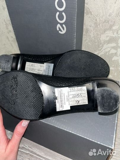 Туфли женские 38р натуральная кожа ecco