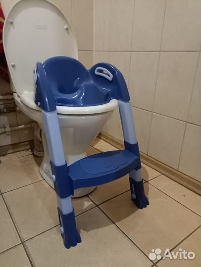 Накладка на унитаз Kiddyloo со ступенькой