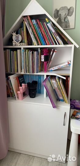 Детский стеллаж домик