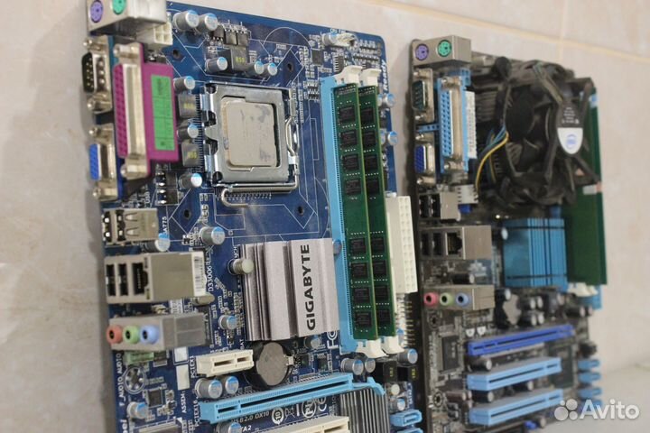 Наборы c2d 2-ядра, с платой G41 с 4gb ddr3 и fan