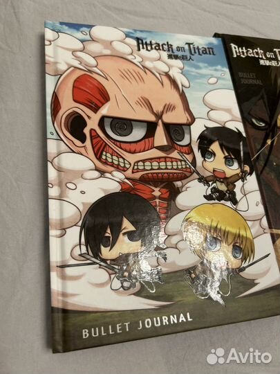 Аниме блокноты Атака титанов bullet journal
