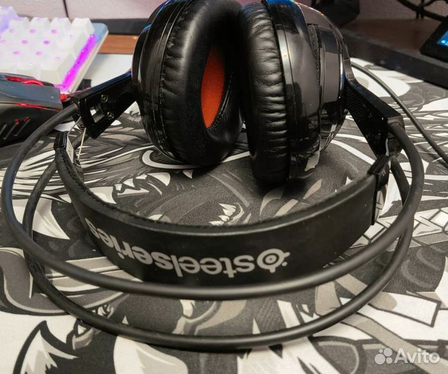 Игровые наушники Steelseries с микрофоном