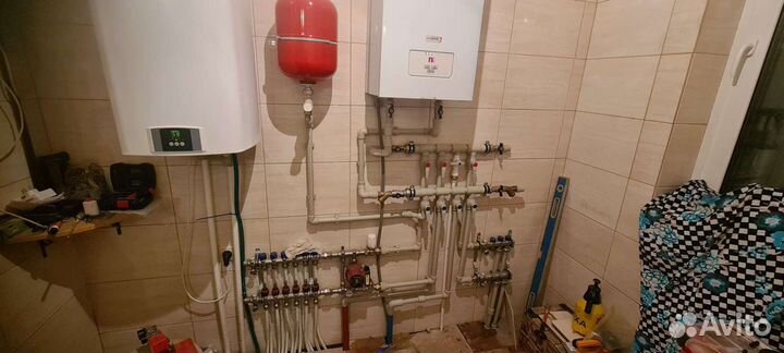 Отопление, водоснабжение, монтаж электрики