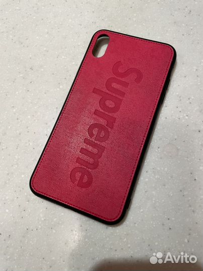 Чехол Gucci Supreme для iPhone XS max