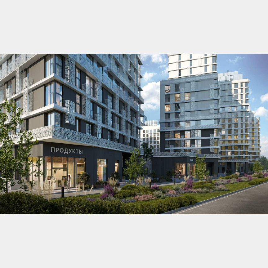 2-к. квартира, 47,6 м², 5/23 эт.