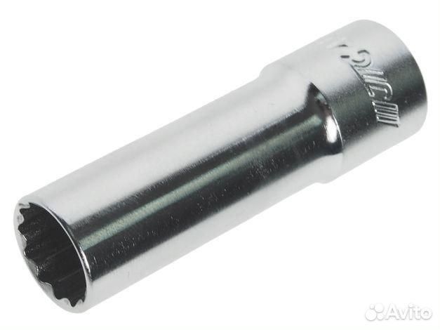 Головка свечная с резиновым фиксатором 12-гранная