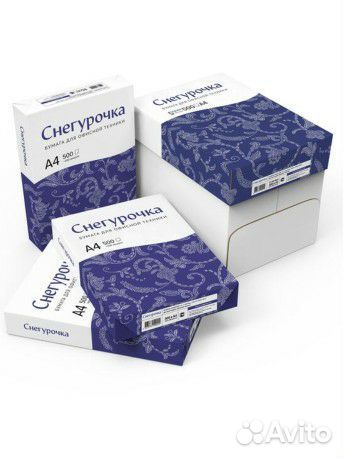 Бумага офисная Снегурочка (А4, 80 г/кв.м, 500 л)
