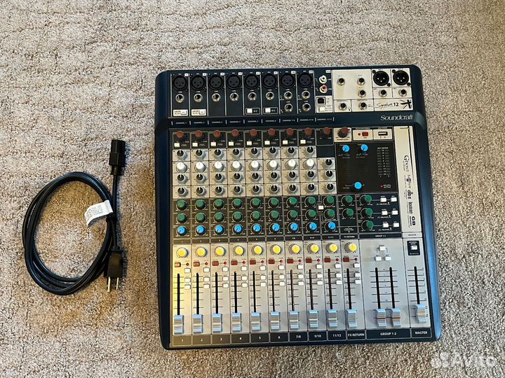 Микшерный пульт soundcraft signature 12