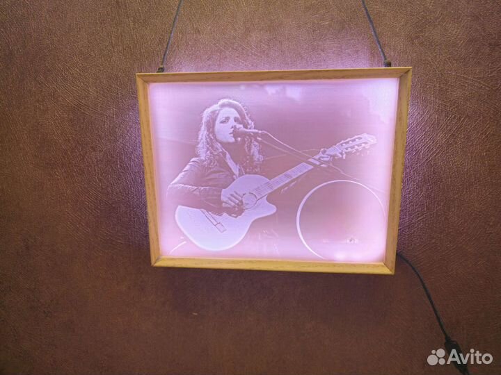 Светильник ночник с фотографией (литофания)