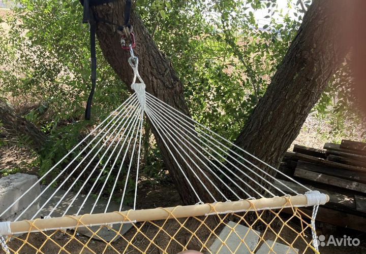 Гамак подвесной плетенный для дома и дачи