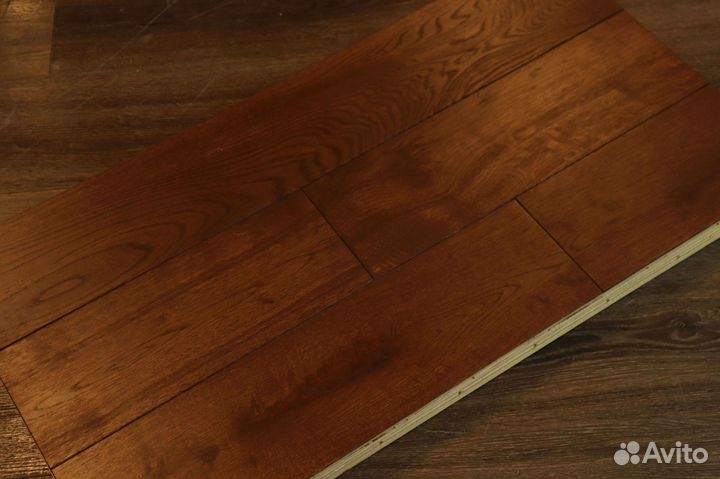 Инженерная доска американский орех замковая