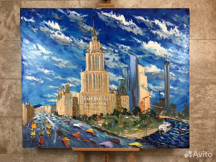 Картина маслом на холсте пейзаж