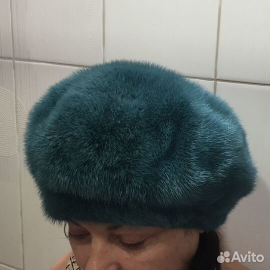 Берет женский норковый
