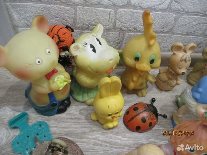 Игрушки резиновые советские СССР колекция
