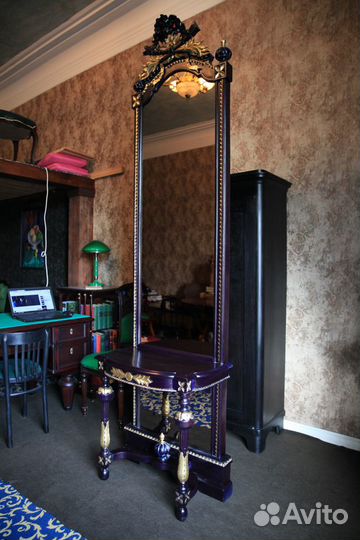 Зеркало старинное напольное