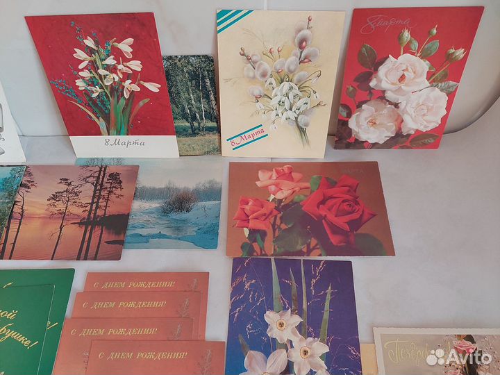 Открытки СССР чистые