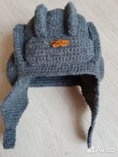 Зимняя шапка детская.Ручная работа