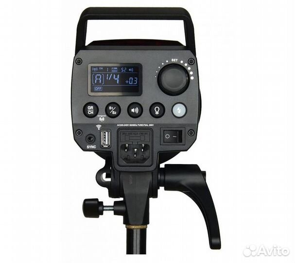 Вспышка студийная Godox MS200V со светодиодной пил