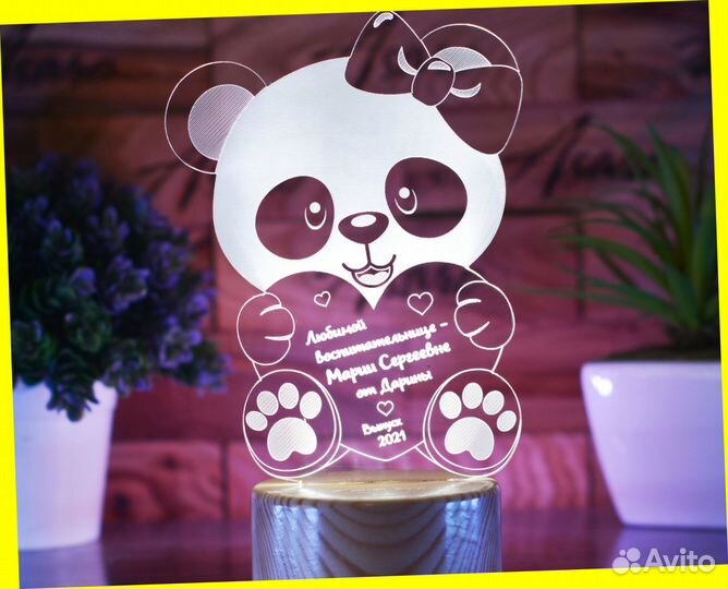 3D Детский светильник ночник