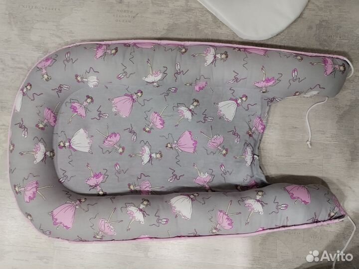 Кокон гнездышко с непромокаемым матрасом