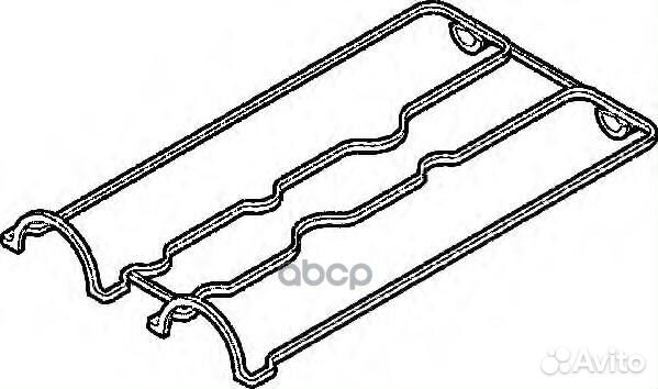 Прокладка крышки гбц полиакриловый каучук 46944