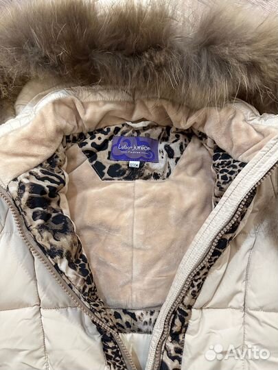 Пальто зимнее для девочки 122