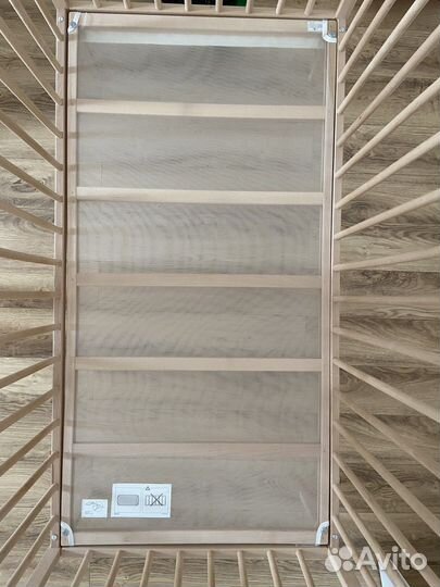 Детская кроватка IKEA сниглар с матрасом