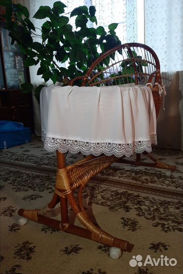 Люлька-колыбель плетёная