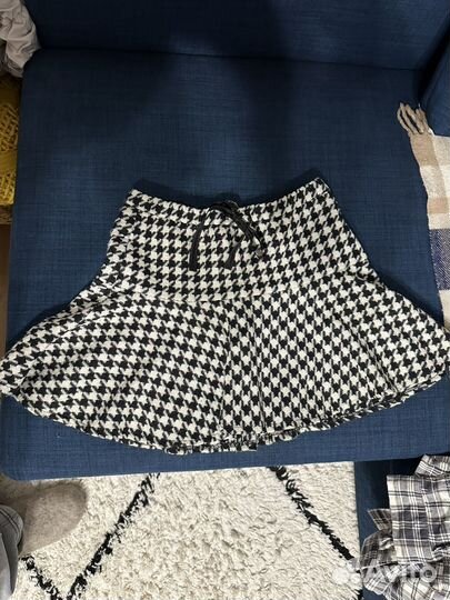 Юбка zara гусинная лапка xs