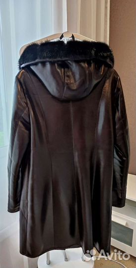 Женская кожаная дубленка 48 50