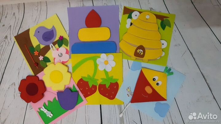 Книга игрушка из фетра