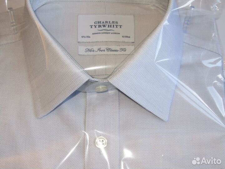 Рубашка Charles Tyrwhitt classic non iron 42\89