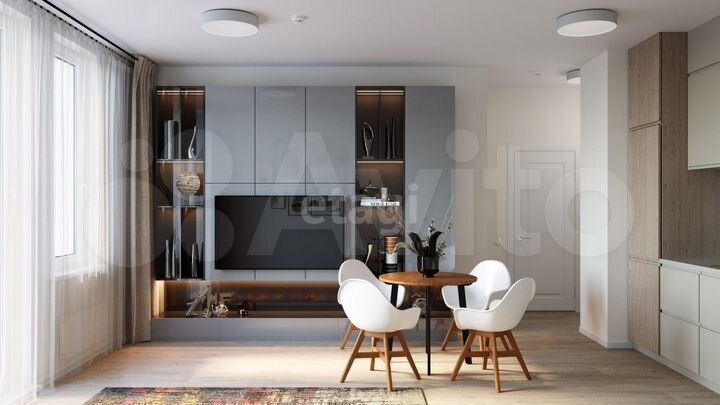 1-к. квартира, 33,5 м², 8/17 эт.