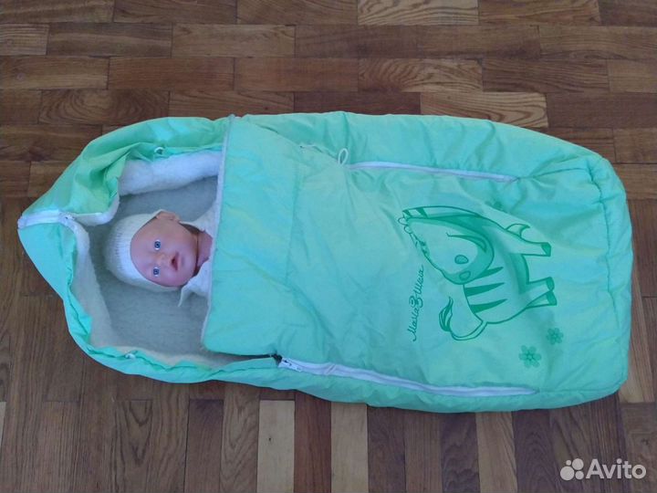 Теплый зимний конверт