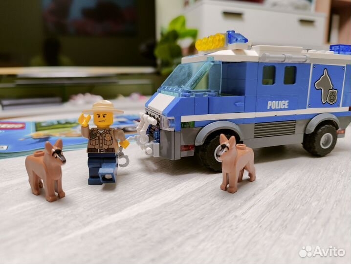 Lego City 4441 Полицейский фургон с собаками