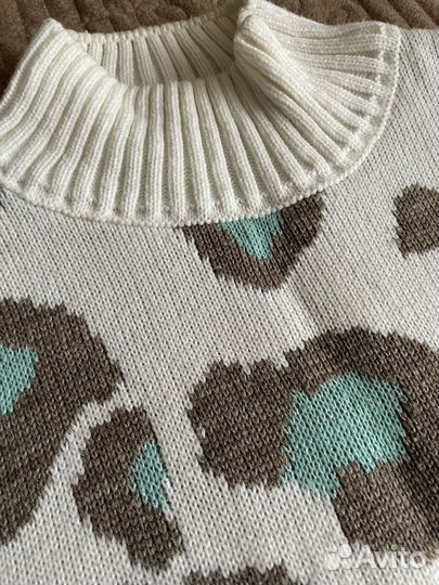 Свитер женский леопардовый принт 42-44