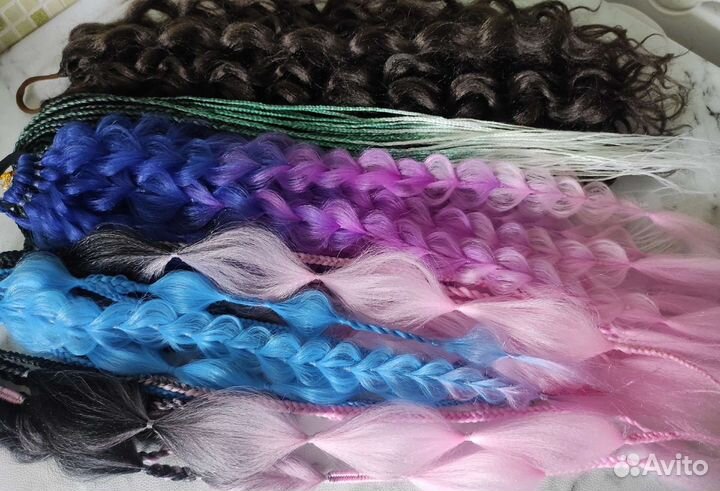 Афрорезинки, афрокосы